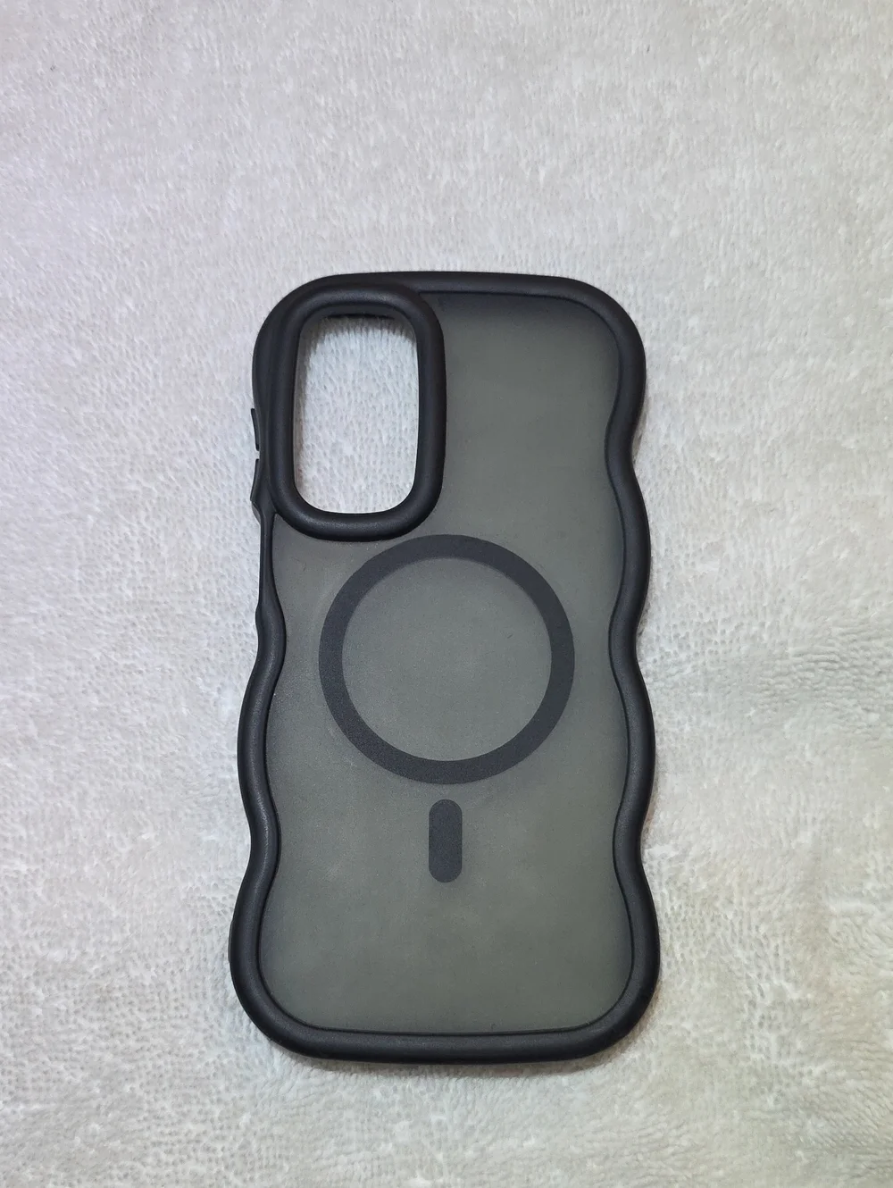 Black MagSafe-Ready Wavy Edge Samsung Case, 1 For 10$ Or 2 For 15$